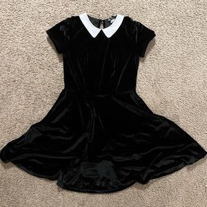 Velvet Wednesday Addams skater dress